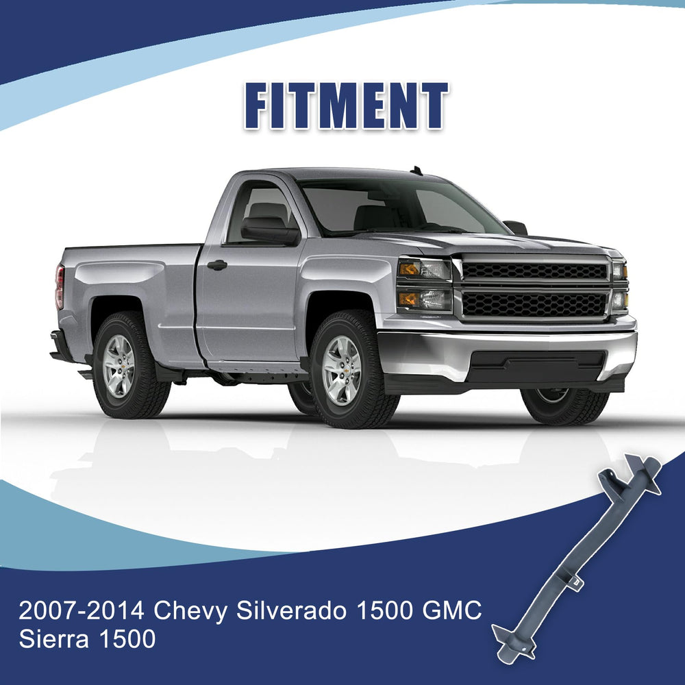 Mountainpeak rear fuel tank crossmember with 2007-2014 GMC Sierra installation.