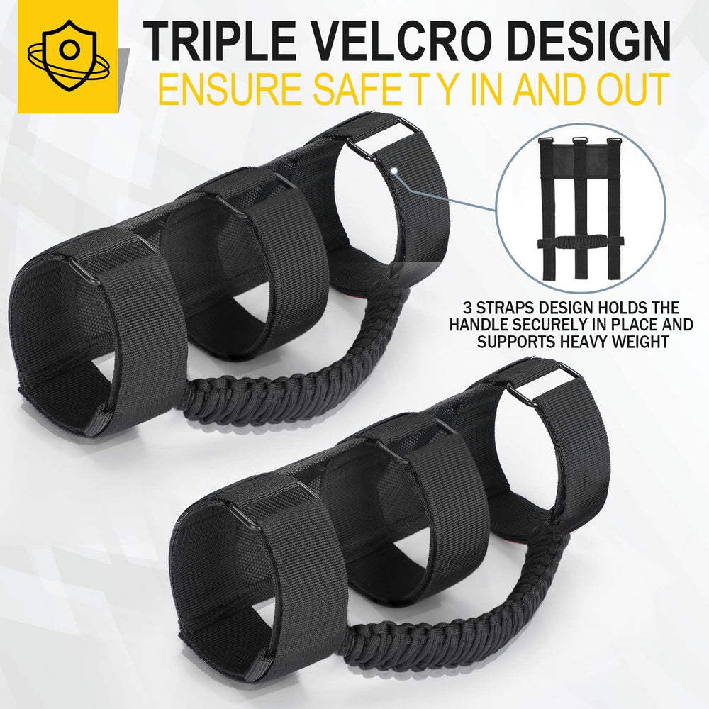 Moveland cobra-weave paracord grip closeup with durable texture.