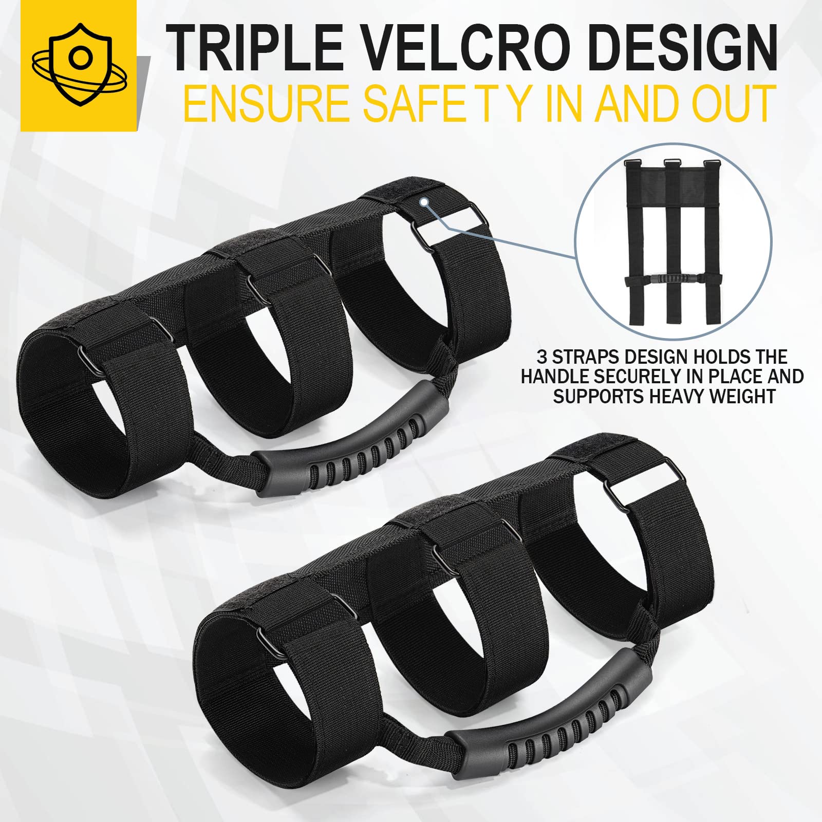driver-side moveland grab handle on Jeep Wrangler improves entry stability
