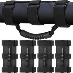 moveland grab bar handle fitted on Wrangler, secure grip during off-road climbs