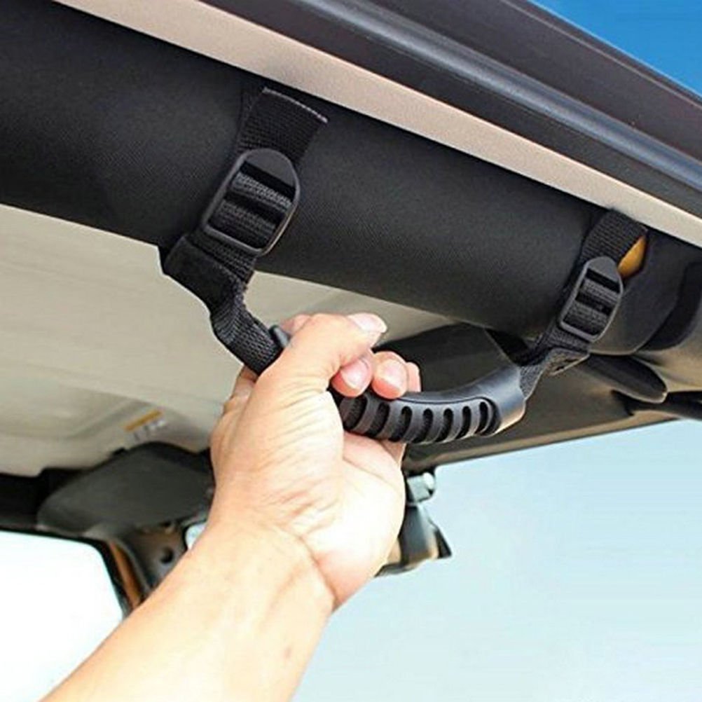 Moveland black finish detail complements jeep interiors and roll bars