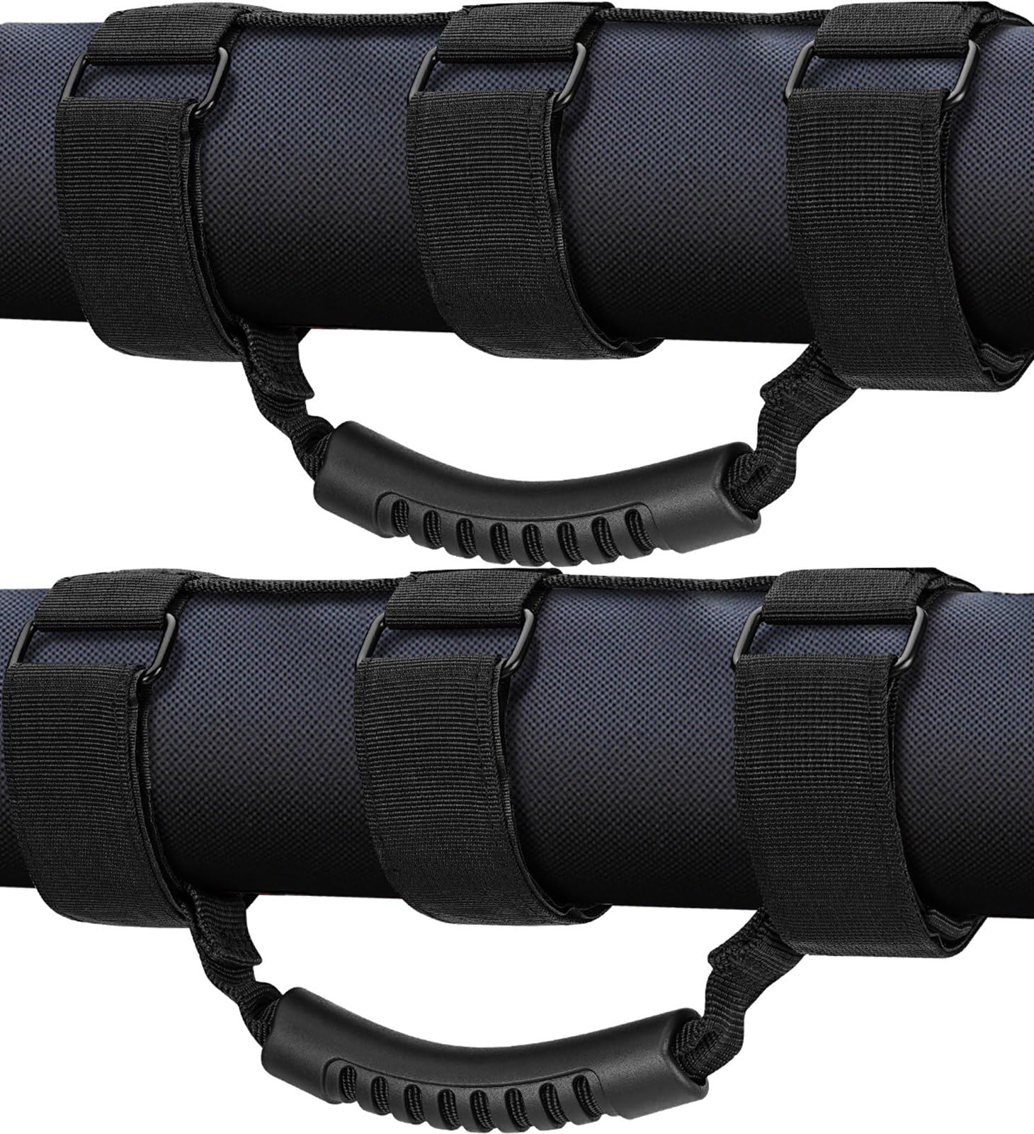 moveland grab handle set on Jeep Wrangler for secure grip during off-road use