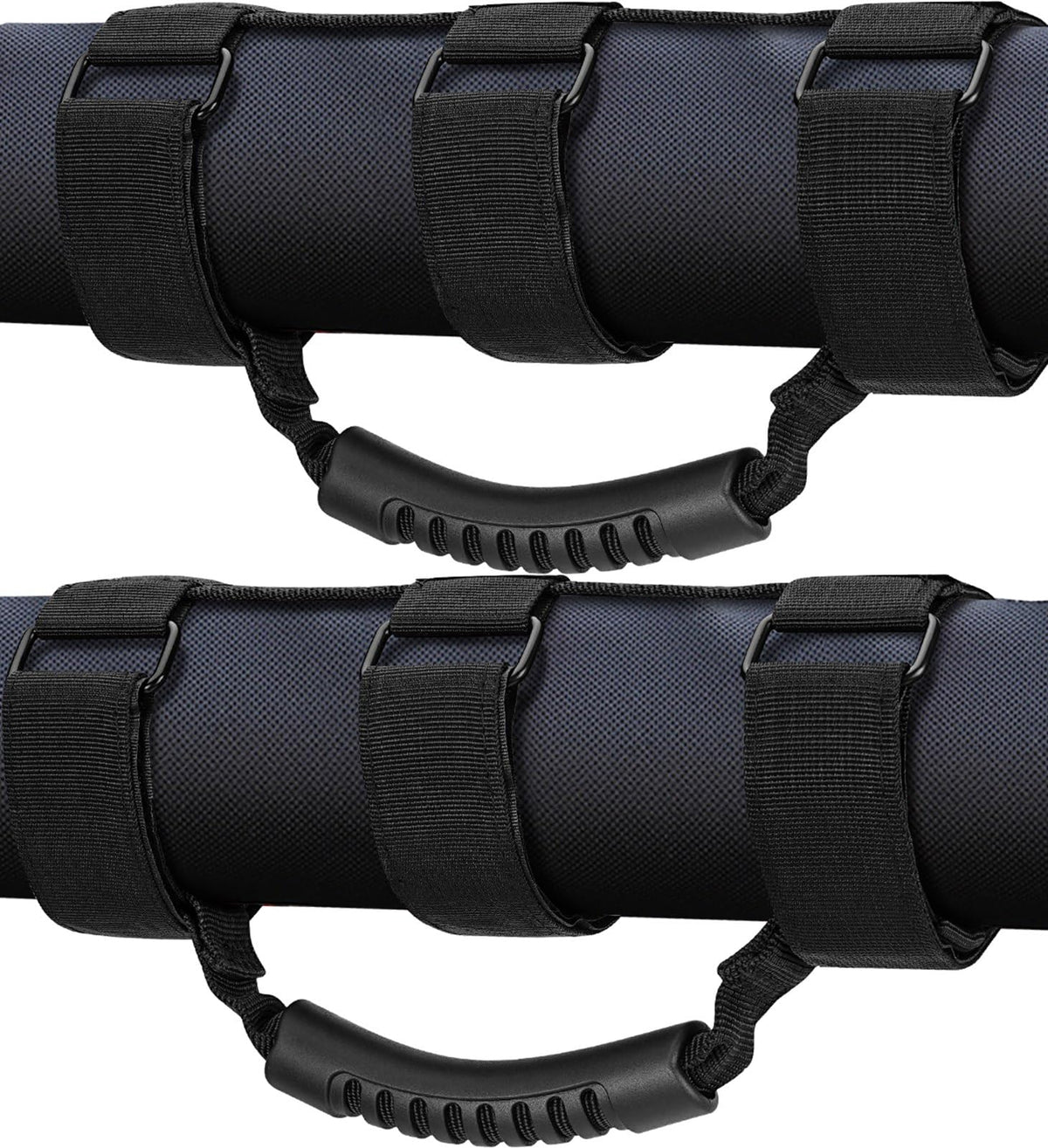 moveland grab handle set on Jeep Wrangler for secure grip during off-road use