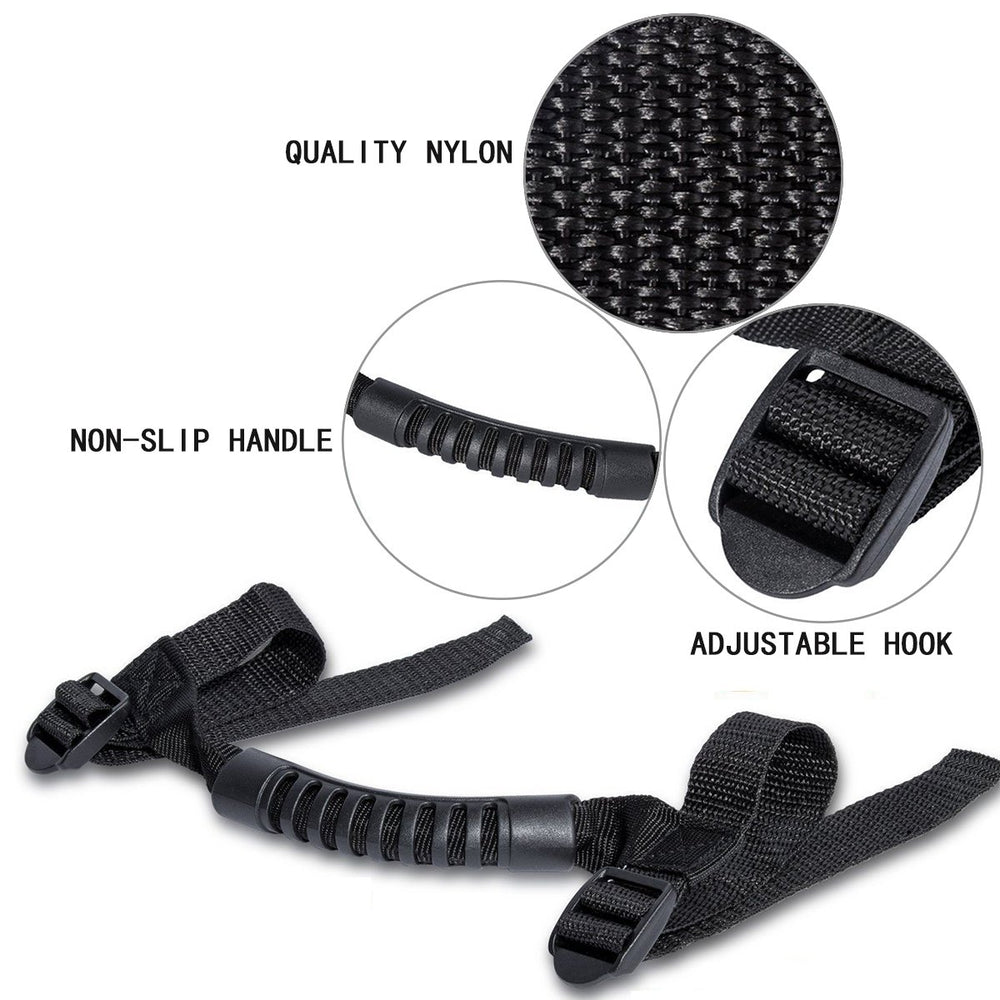Moveland weather-resistant nylon material close-up