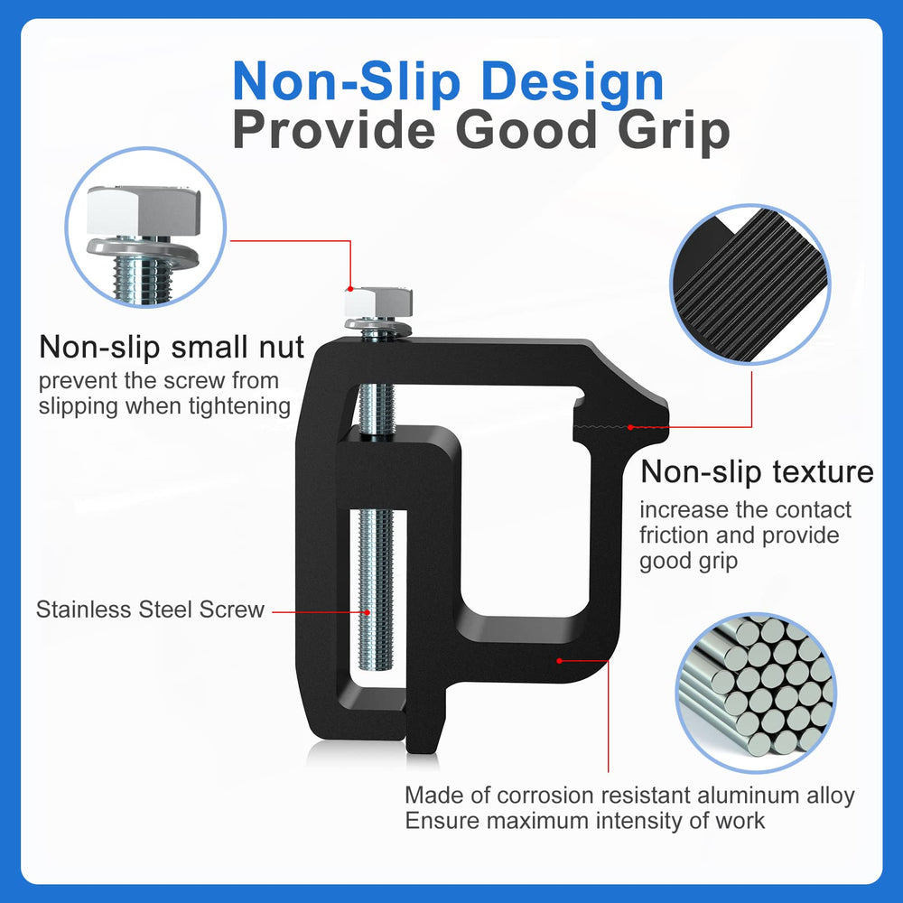 moveland maximum size 1.4 inches clamp opening for proper sizing