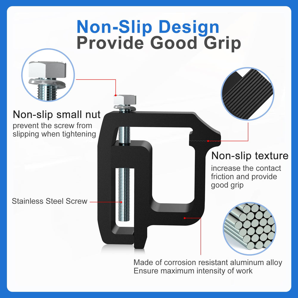 Moveland Ram/Tundra clamps offering strong hold for bed toppers.