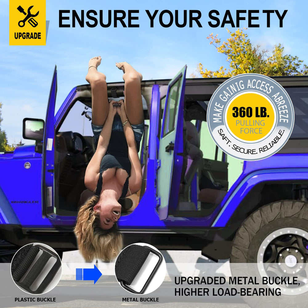 moveland upgraded metal buckle close-up showing high-strength grip capacity