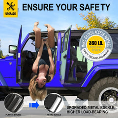 moveland upgraded metal buckle close-up showing high-strength grip capacity