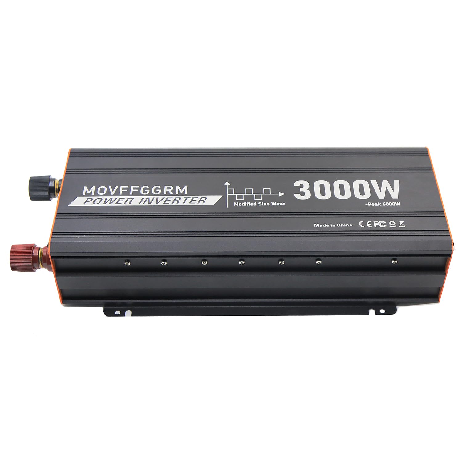 MOVFFGGRM 3000W inverter in use during travel powering multiple devices.