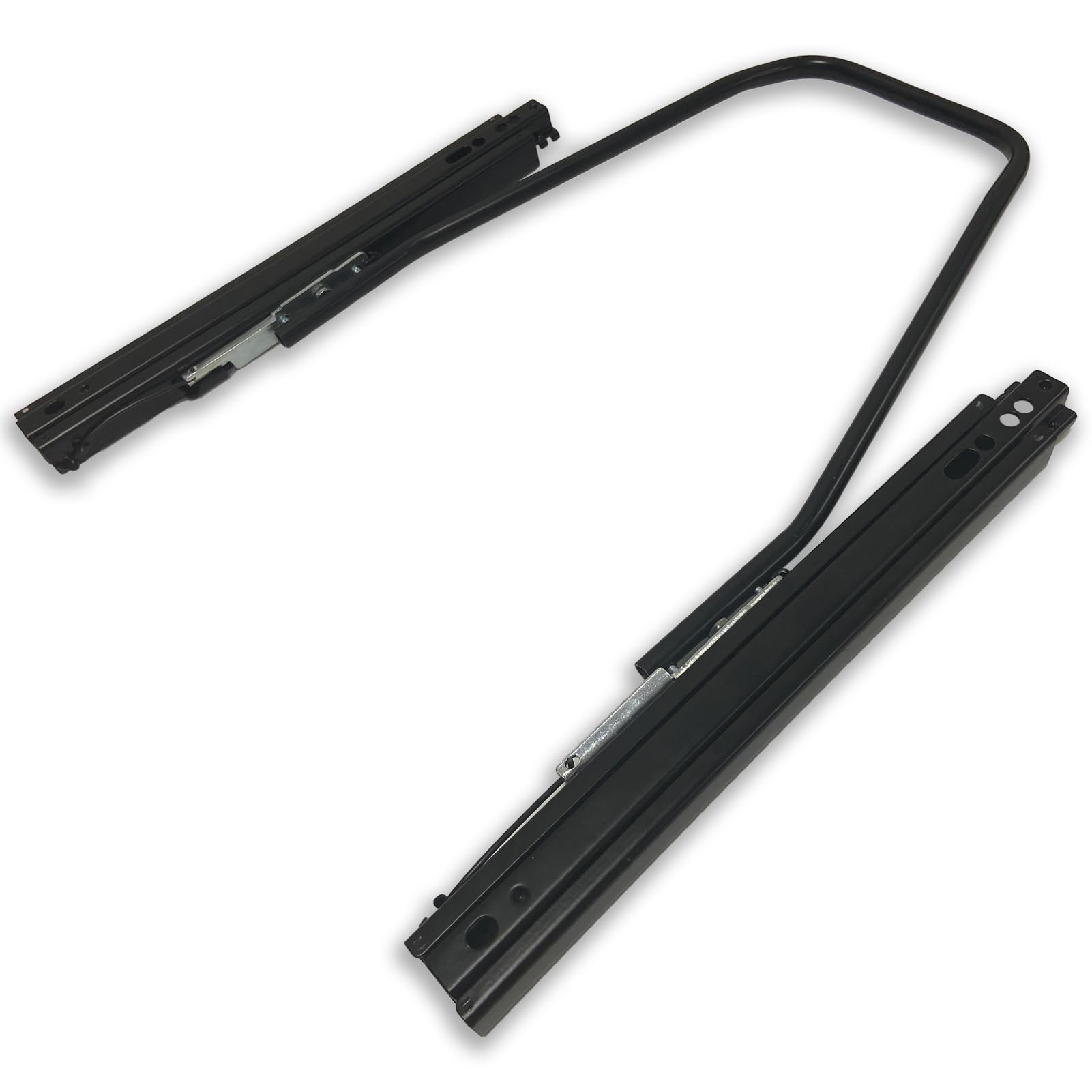 MOYZXC Seat Sliders with black powdercoat finish for durability and style.