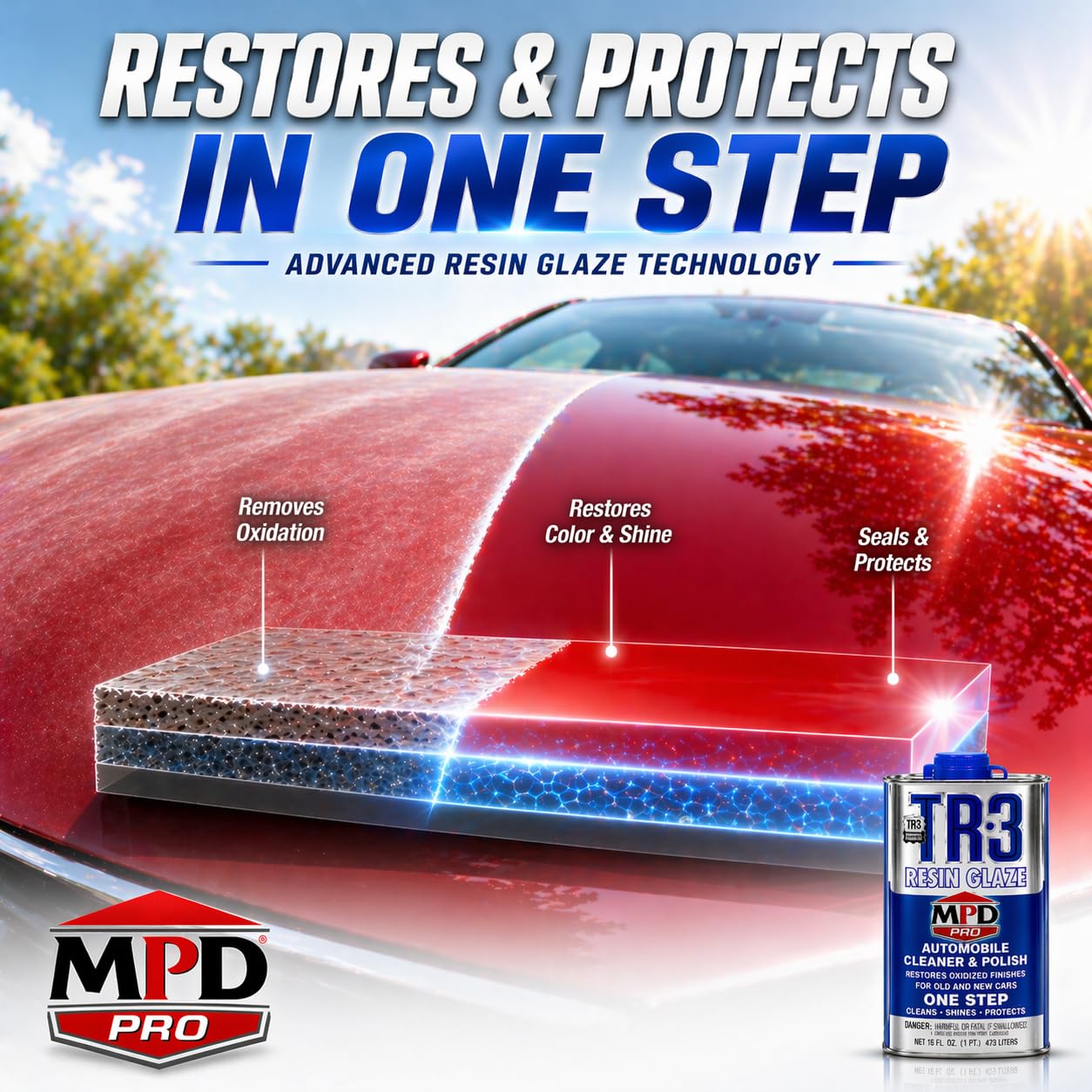 MPD Cobalt Charm TR finished vehicle sleek captures showroom-ready look.