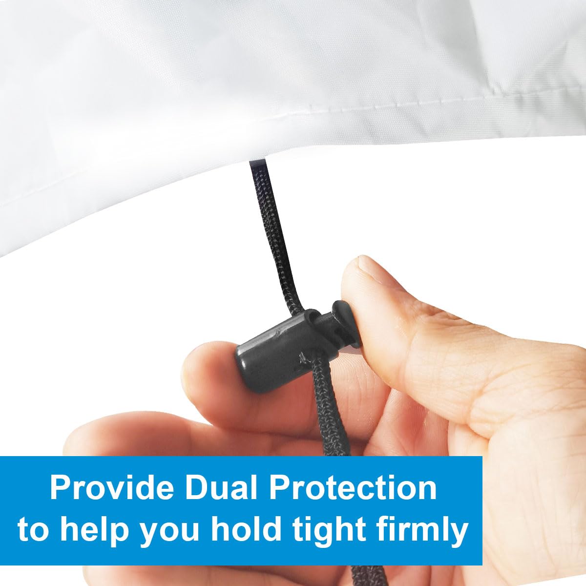 MQLD RV AC cover PVC coating repels rain and debris from the unit