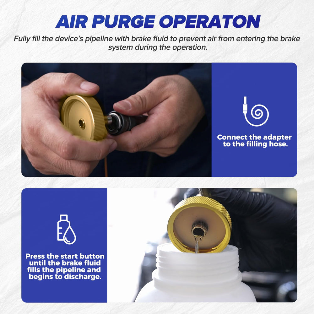 MR CARTOOL F109 auto-shutoff prevents dry runs during bleed