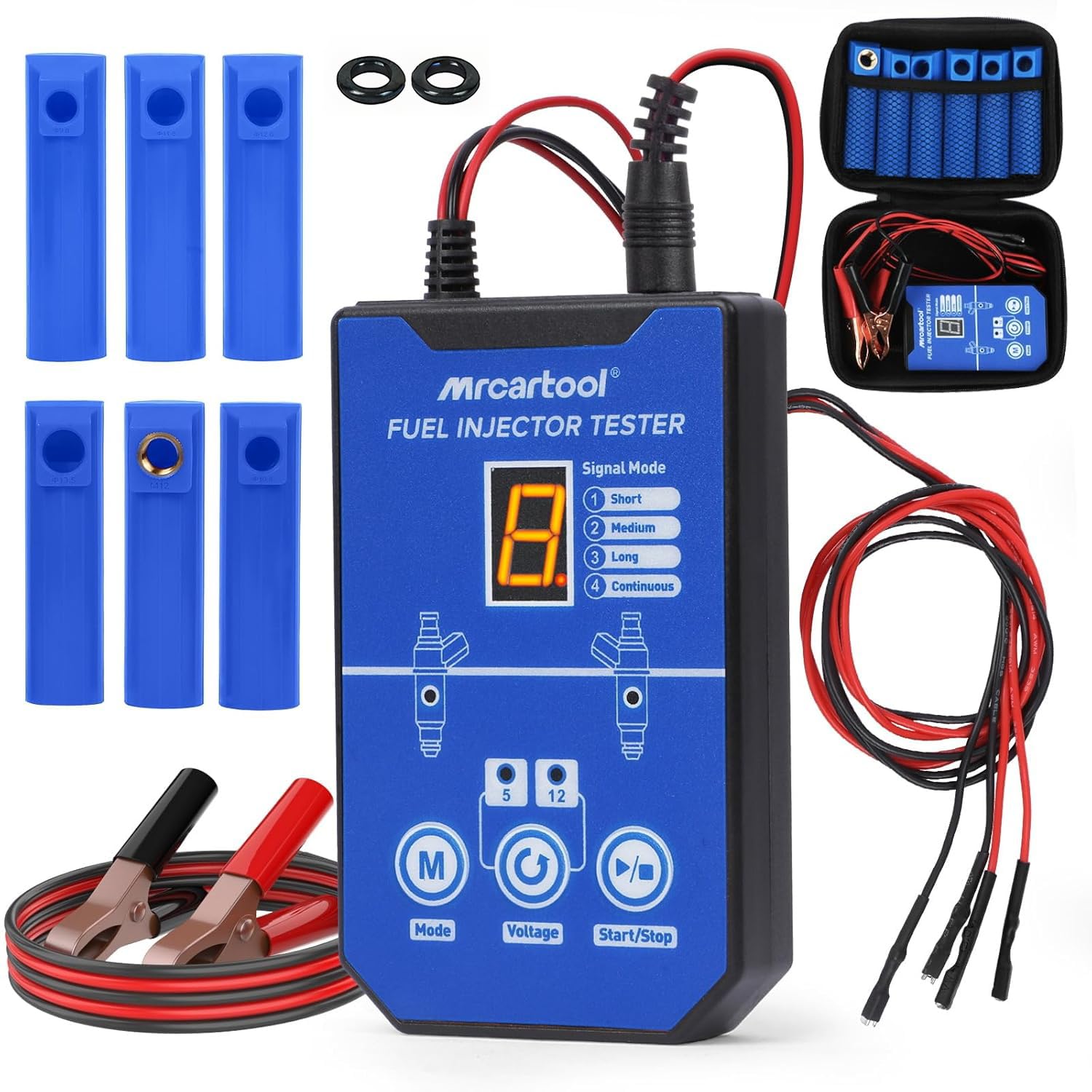 MR CARTOOL short-circuit protection enhances safety during testing.