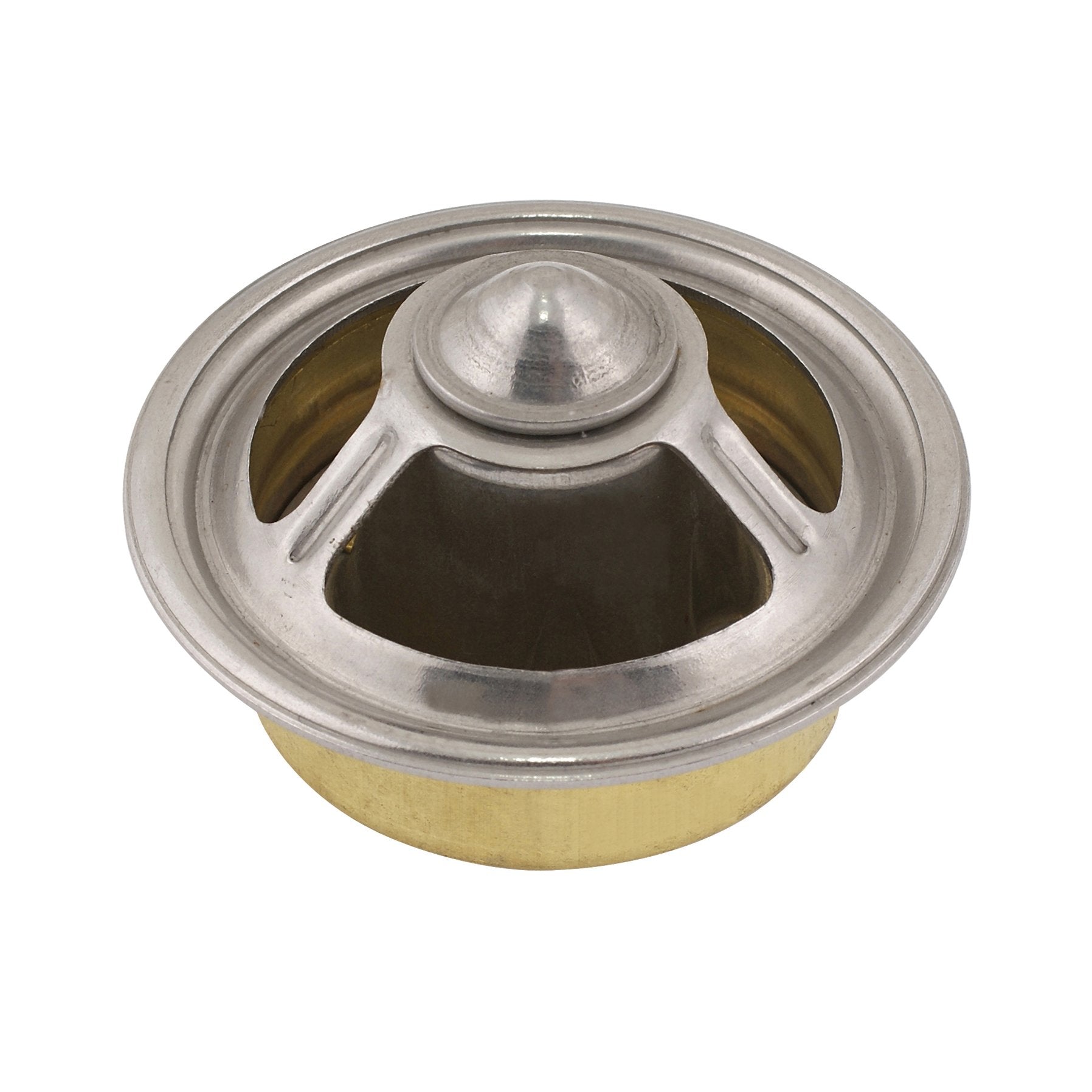 Mr. Gasket 4364 high flow thermostat opens at 180 degrees for steady cooling