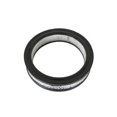 Mr. Gasket high-flow paper material supports airflow and filtration.