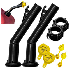 Mr. Yellow Cap old-style Blitz spout replacement nozzle close-up for precise pouring