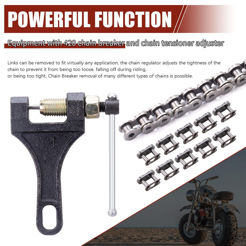 MRELC chain breaker tool enables quick chain length changes