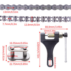 MRELC chain breaker tool for quick on-site maintenance.