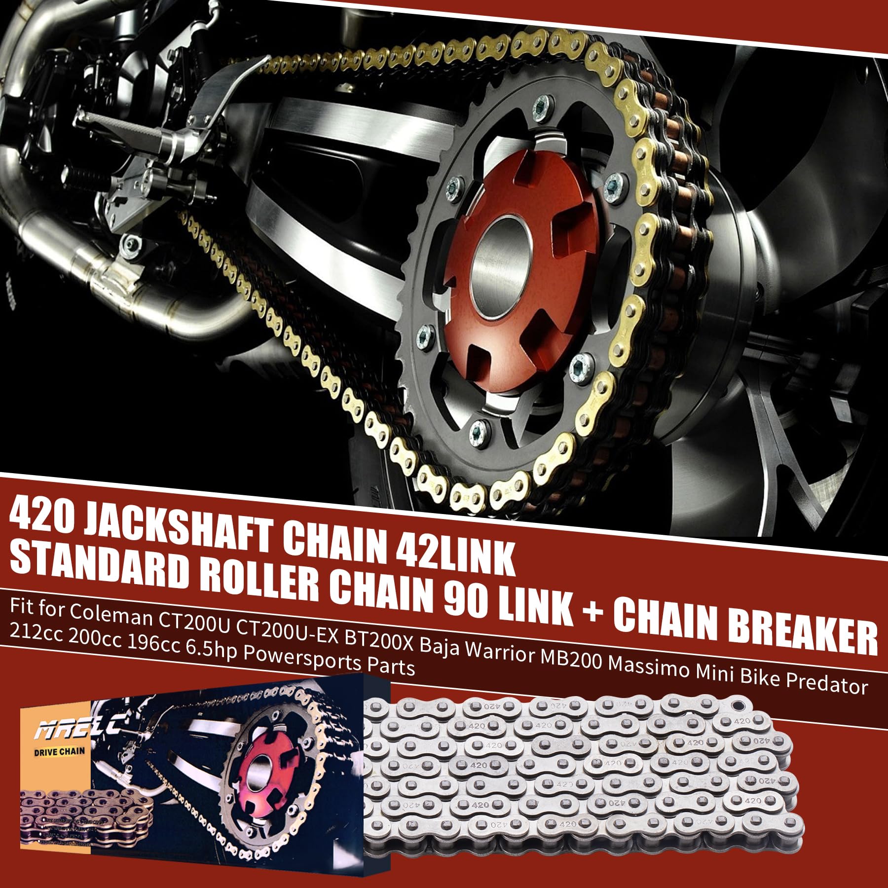 MRELC chain tensioner adjusters help maintain correct tension