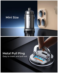 MRGLAS pull-ring design closeup showing easy unplugging after long drives.
