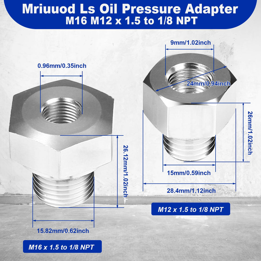 Mriuuod LS adapter side view highlighting threaded connections and compatibility
