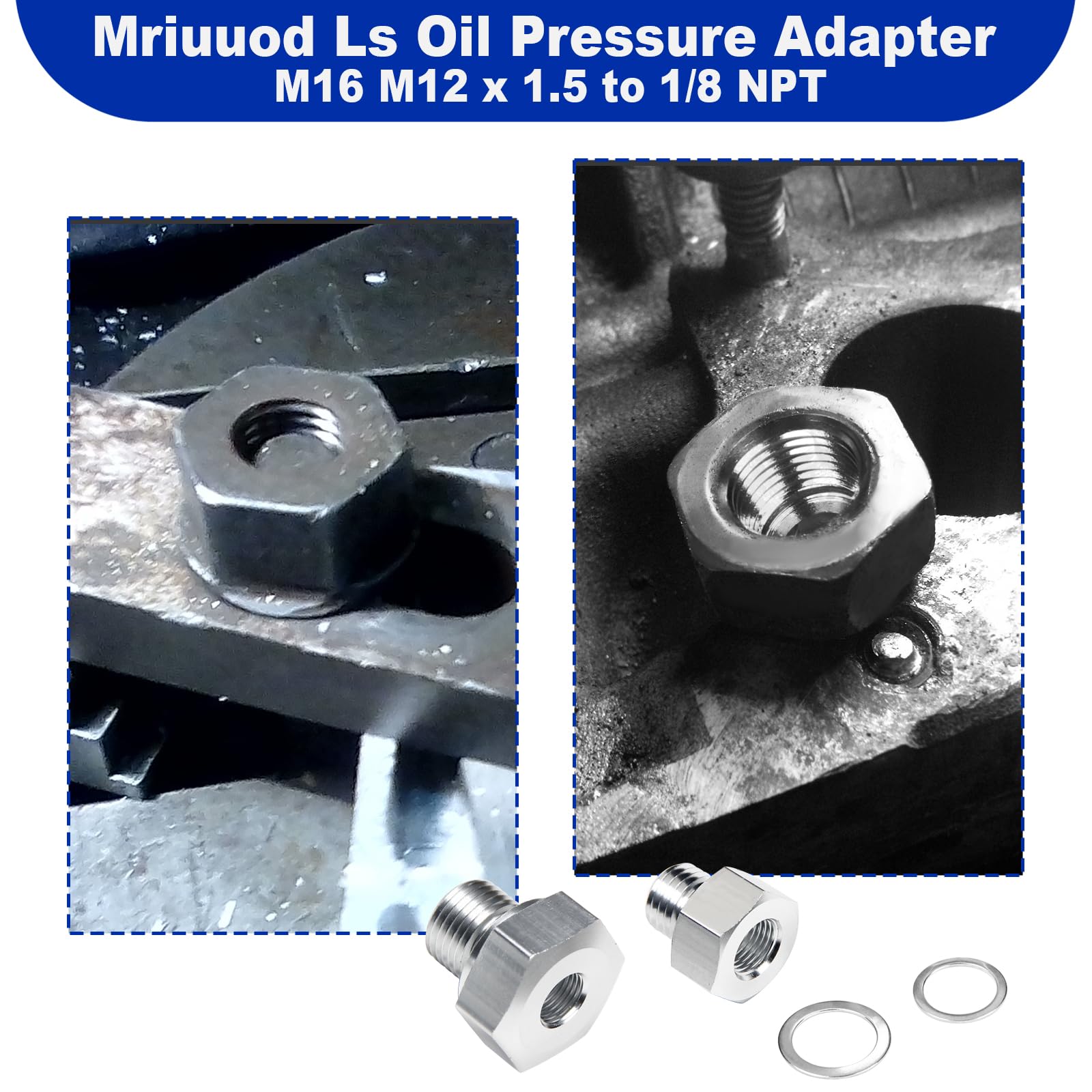 Mriuuod sealing washer set ensures a secure leak-free connection