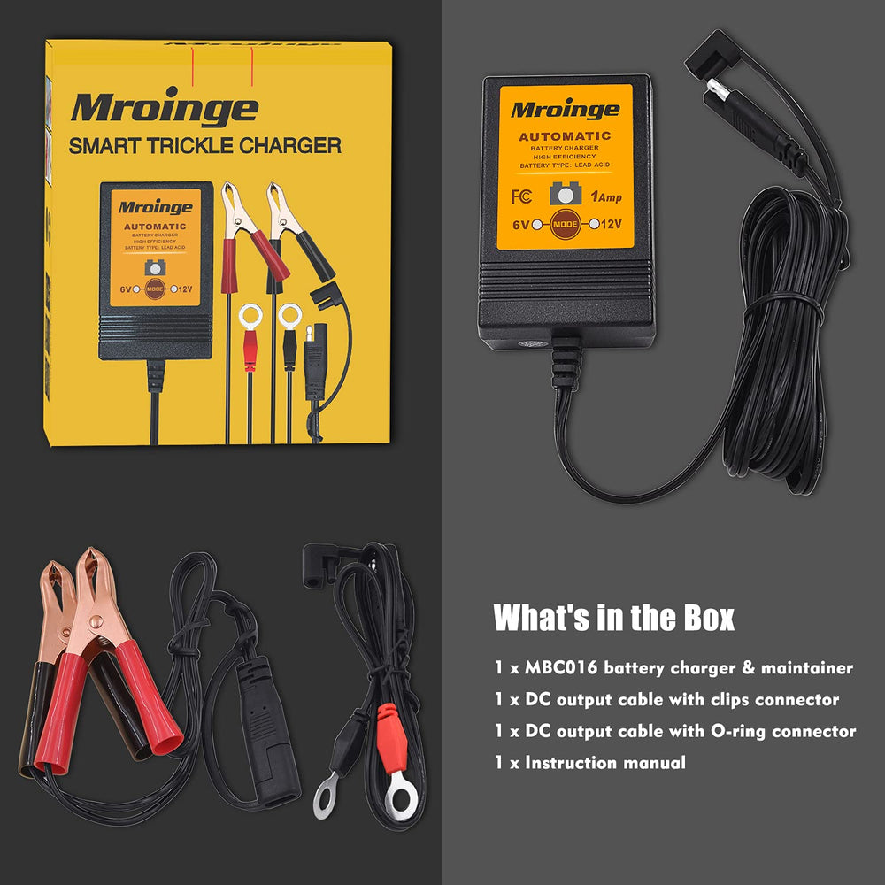 Mroinge MBC016 safety protections help prevent sparks during connections.