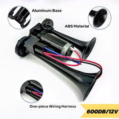 Chrome plated housing indicates durable, corrosion resistant construction