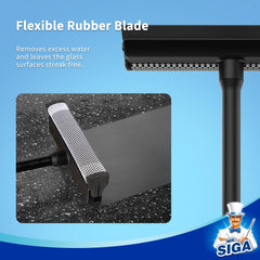 MR.SIGA 2-in-1 cleaner in action on a car windshield
