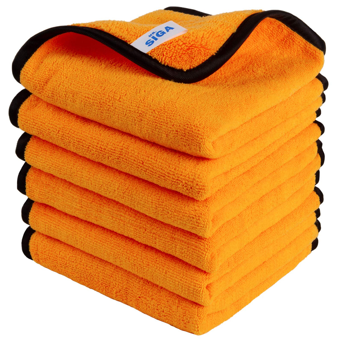 MR.SIGA dual-sided design microfiber towel ideal for car washing and polishing