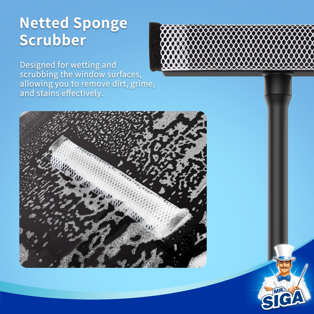 MR.SIGA ergonomic handle grip designed for comfortable extended cleaning