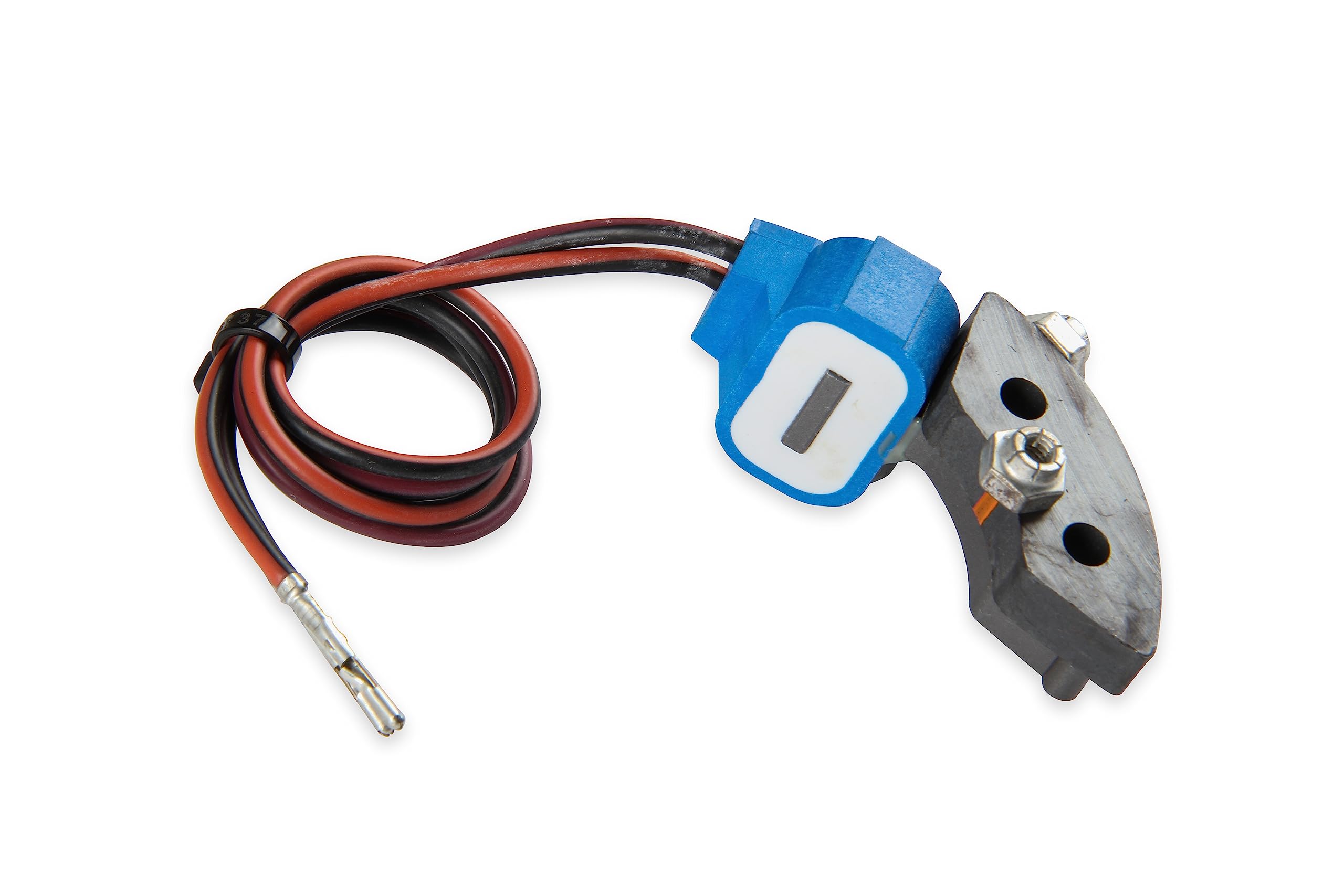 MSD 84661 magnetic pickup side view shows compact maintenance-free sensor replacement