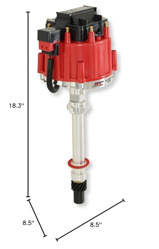 MSD Street Fire 8362 HEI distributor ignition module and coil deliver strong spark.