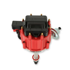 MSD Street Fire 8362 HEI distributor welded weight pins secure timing.
