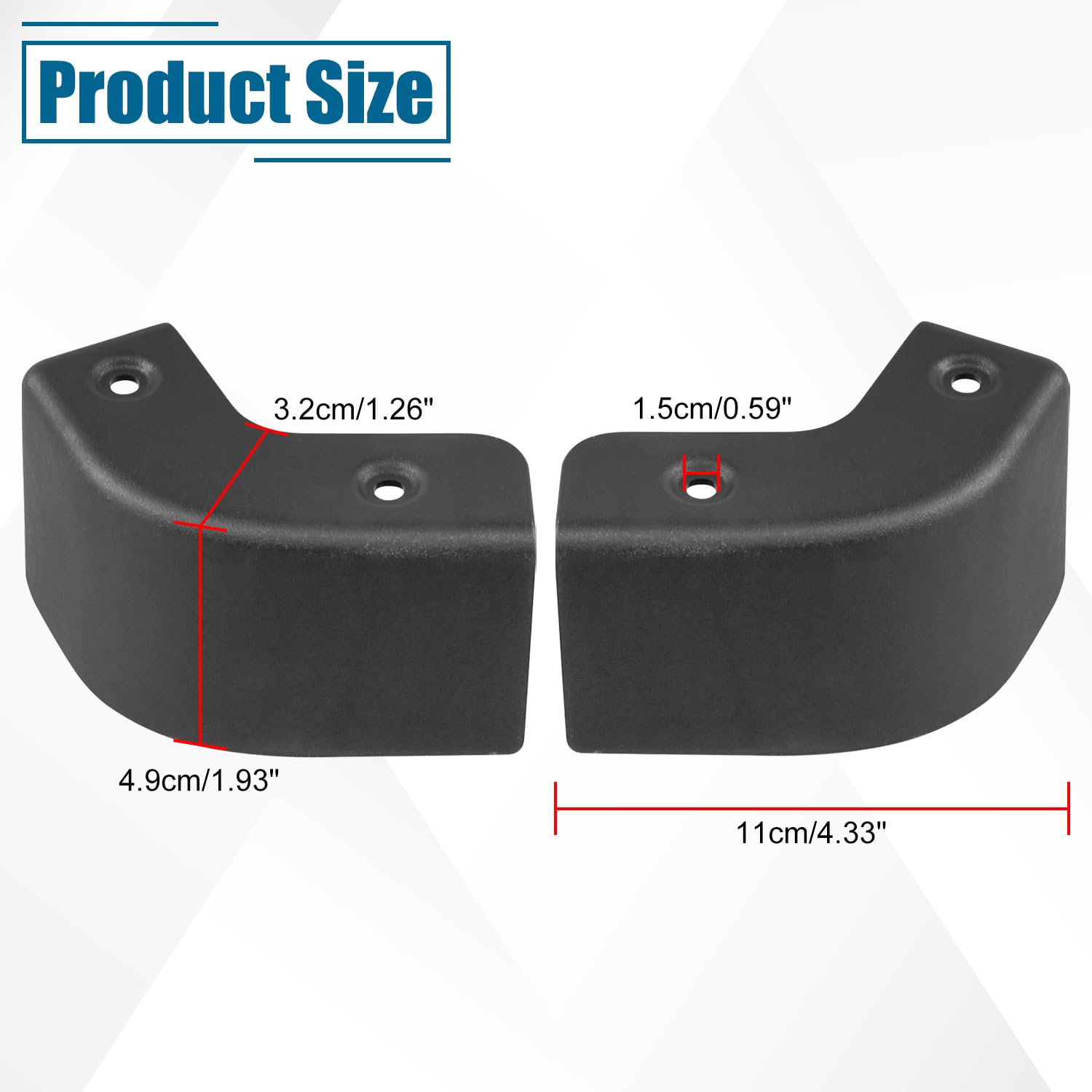 MSIZOY F-150 rear mud guard installed on a truck, offering complete protection.