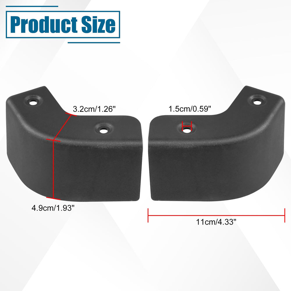 MSIZOY F-150 rear mud guard installed on a truck, offering complete protection.