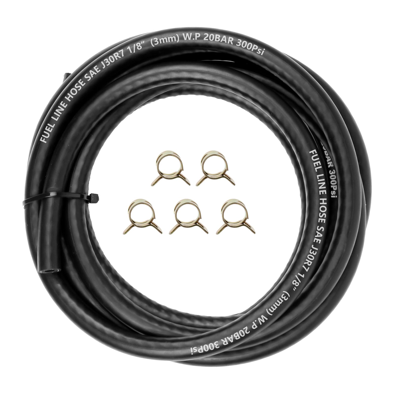 MSLANE fuel line hose 1/8 in ID, durable for small engines