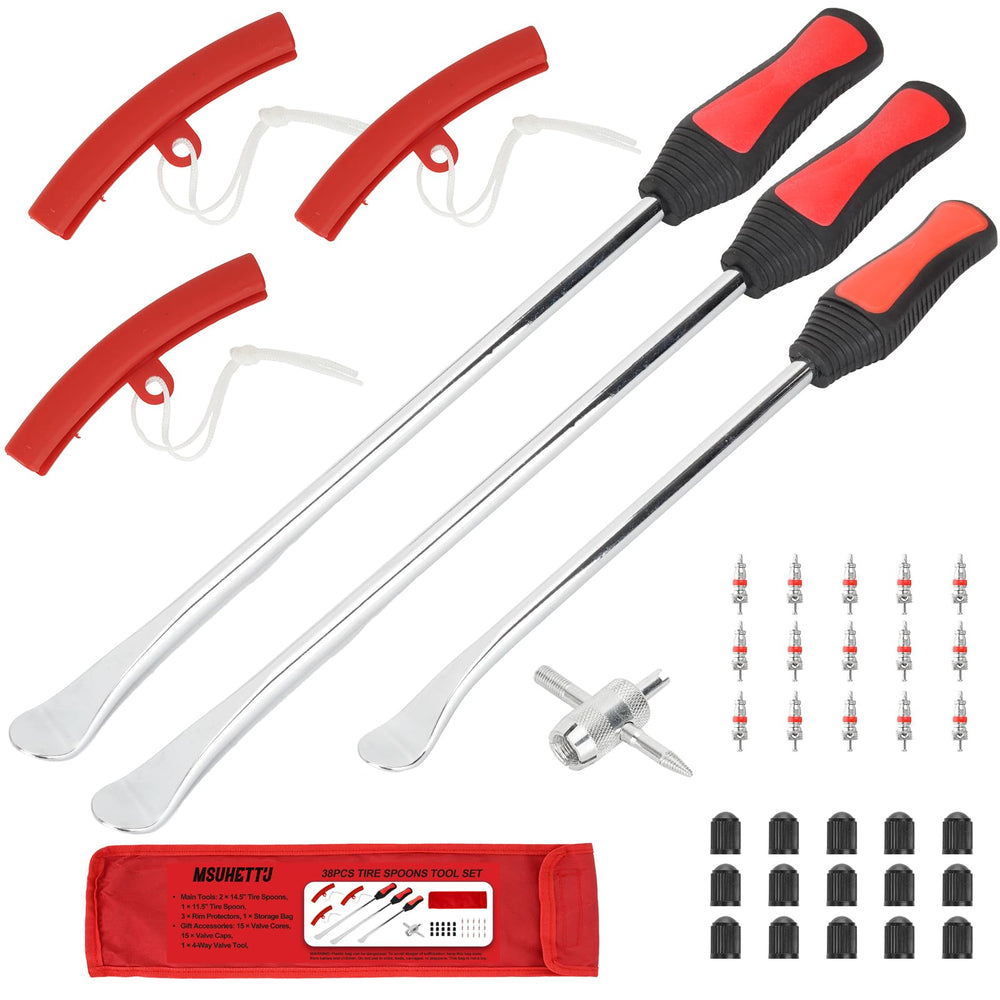 Msuhettu 14.5in tire spoons used for strong bead leverage and easy removal