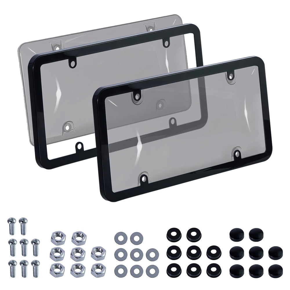 MTABCTY license plate cover front view protects from scratches while keeping plate visibility