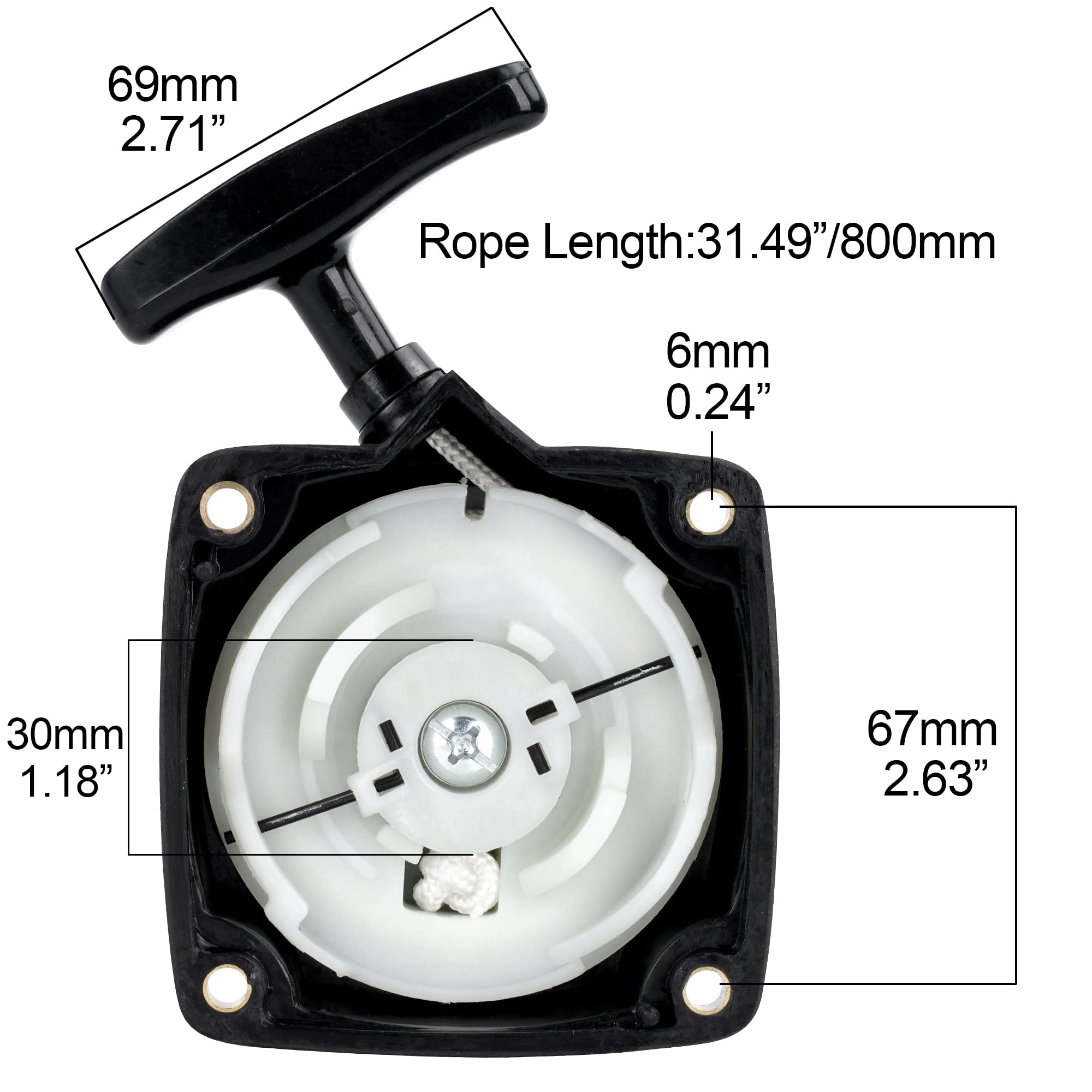 MTATCN recoil start spring upgrade for reliable starts