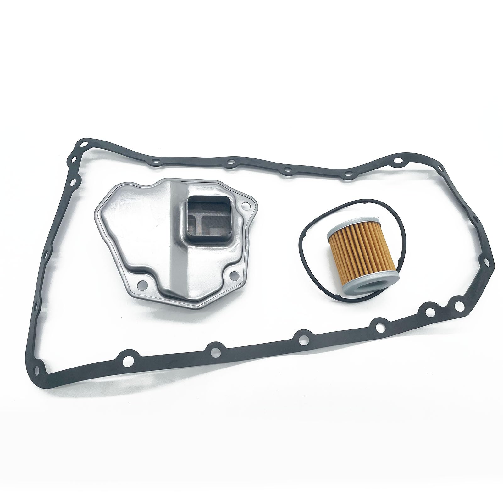 Mteycei kit contents spread, including gasket and bolts for easy installation.