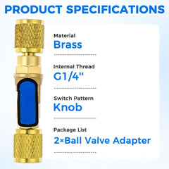 Mtsooning two-pack valve kit for household HVAC maintenance.