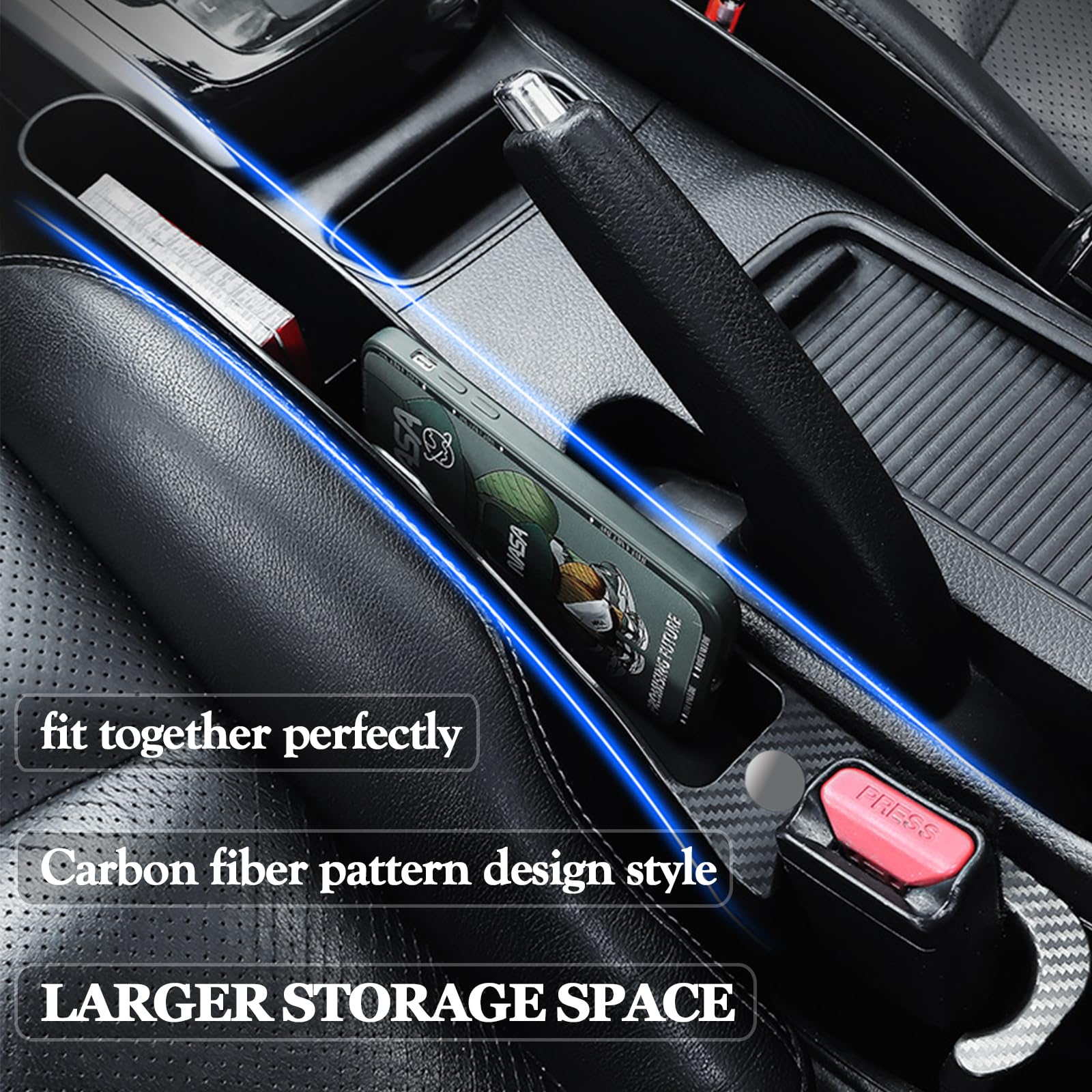 Mtverver gap filler between seat and console catching coins and pens