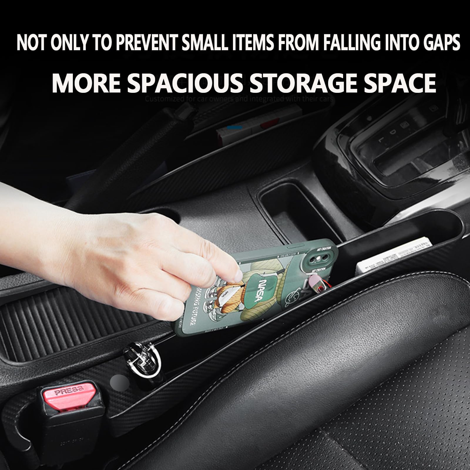 Mtverver gap filler with storage pouch offers quick-access essentials