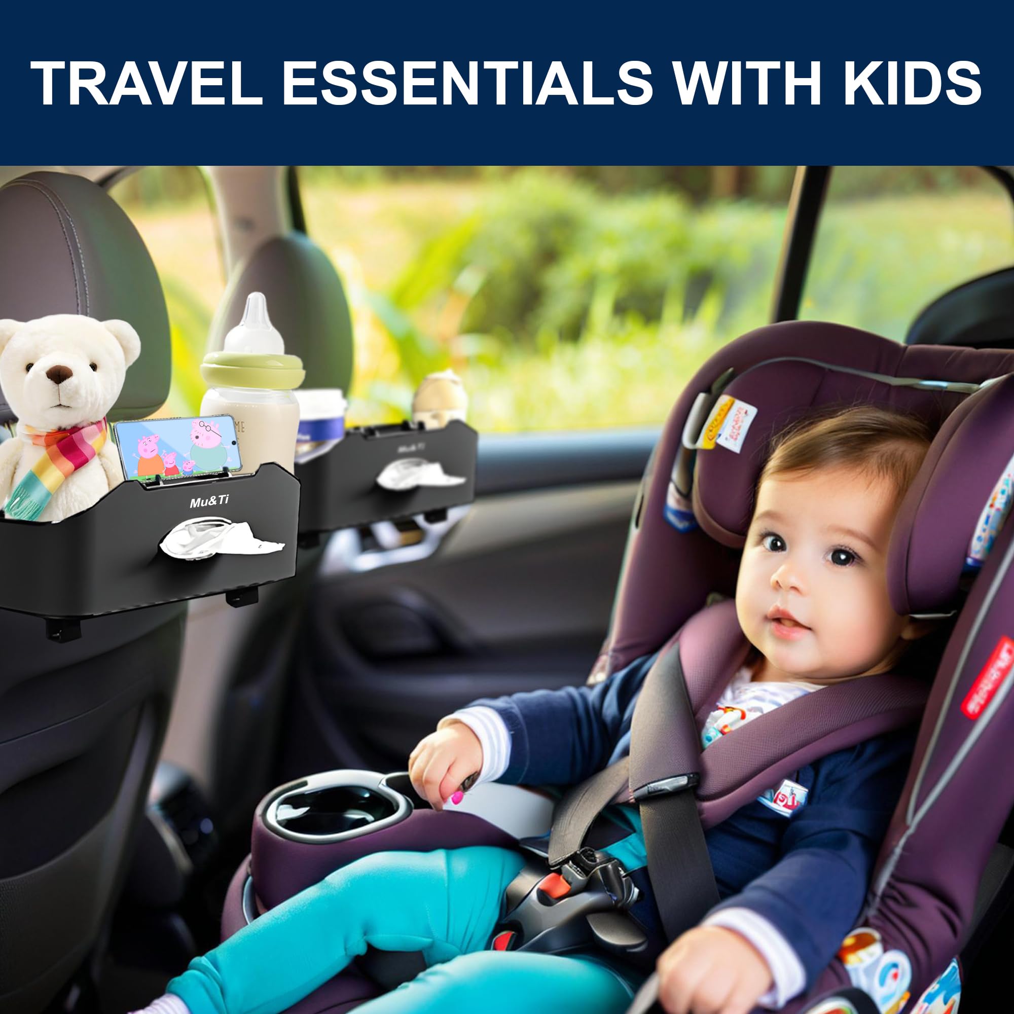 Mu&Ti universal-fit design adapts to most vehicles for everyday organization.