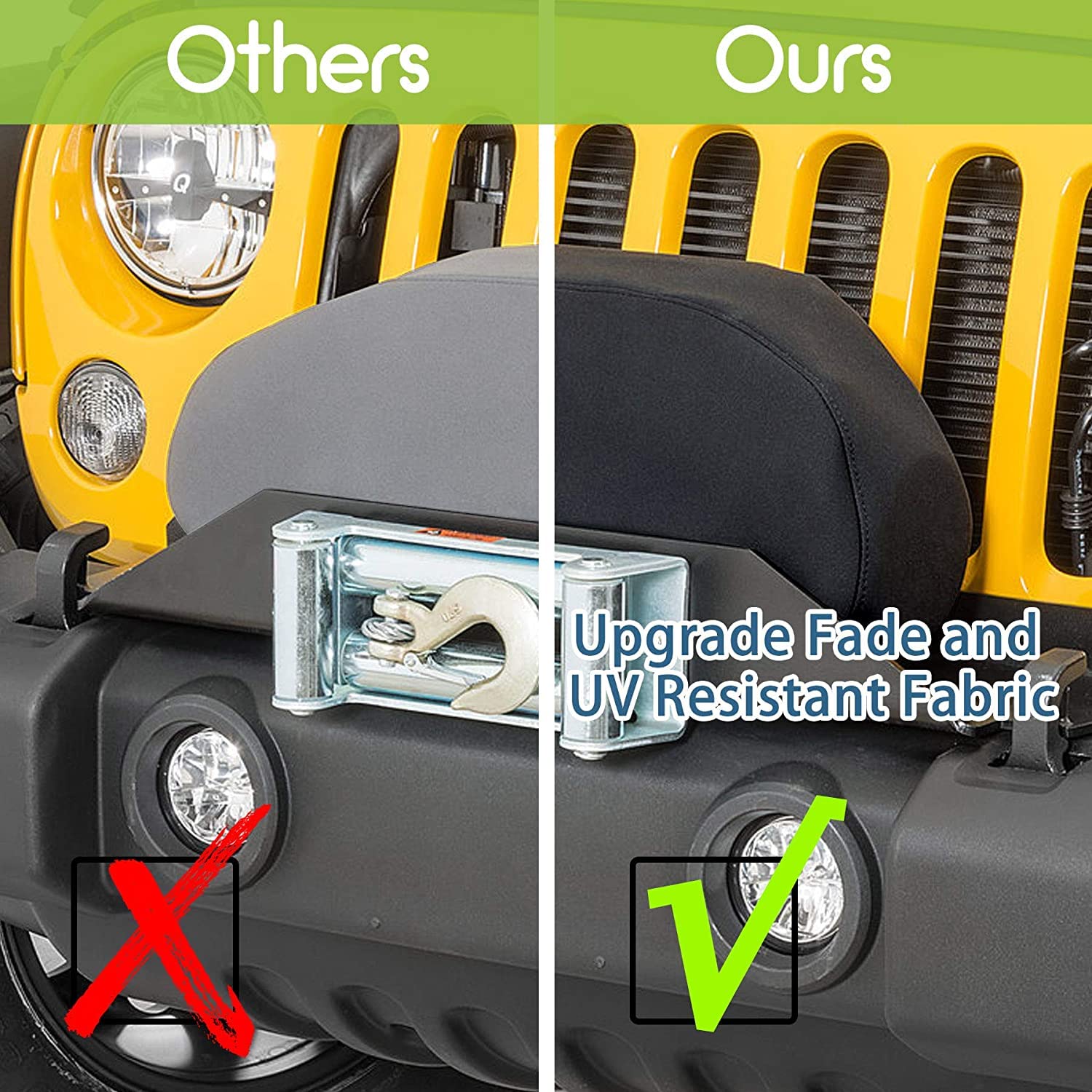 MUAKIOY winch cover indoor outdoor use protects gear anywhere
