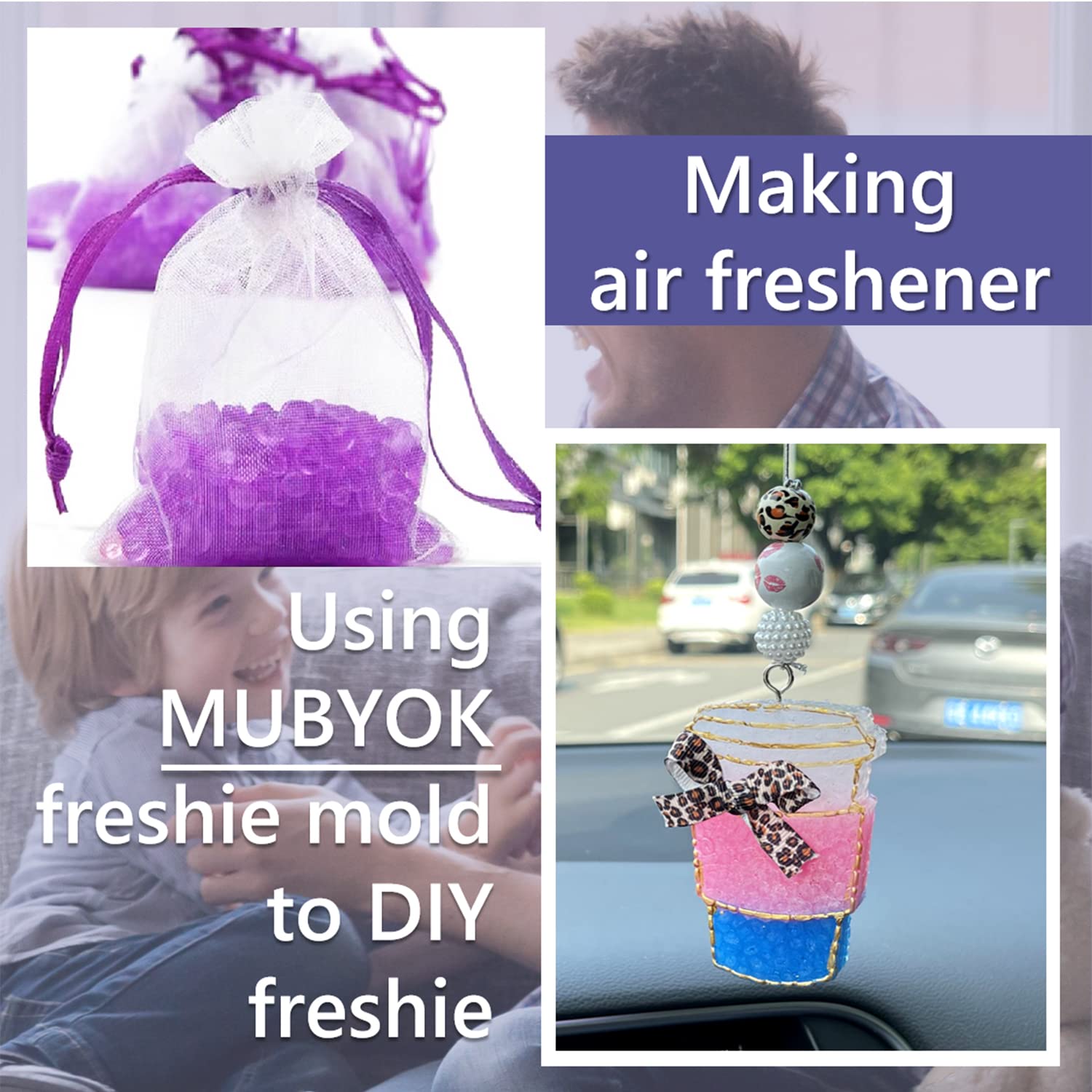 MUBYOK packaging bags, cords, and labels for organized crafts.