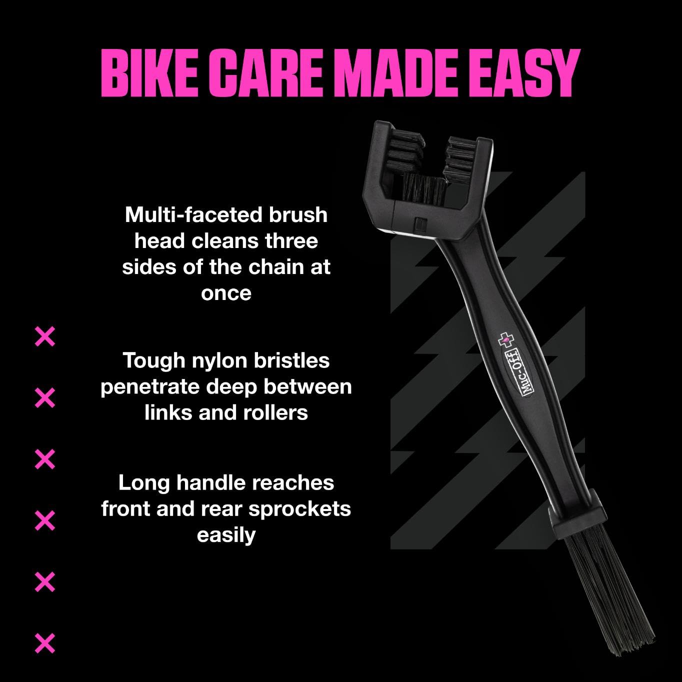 Muc-Off Chain Brush designed for muddy conditions and tough grime.