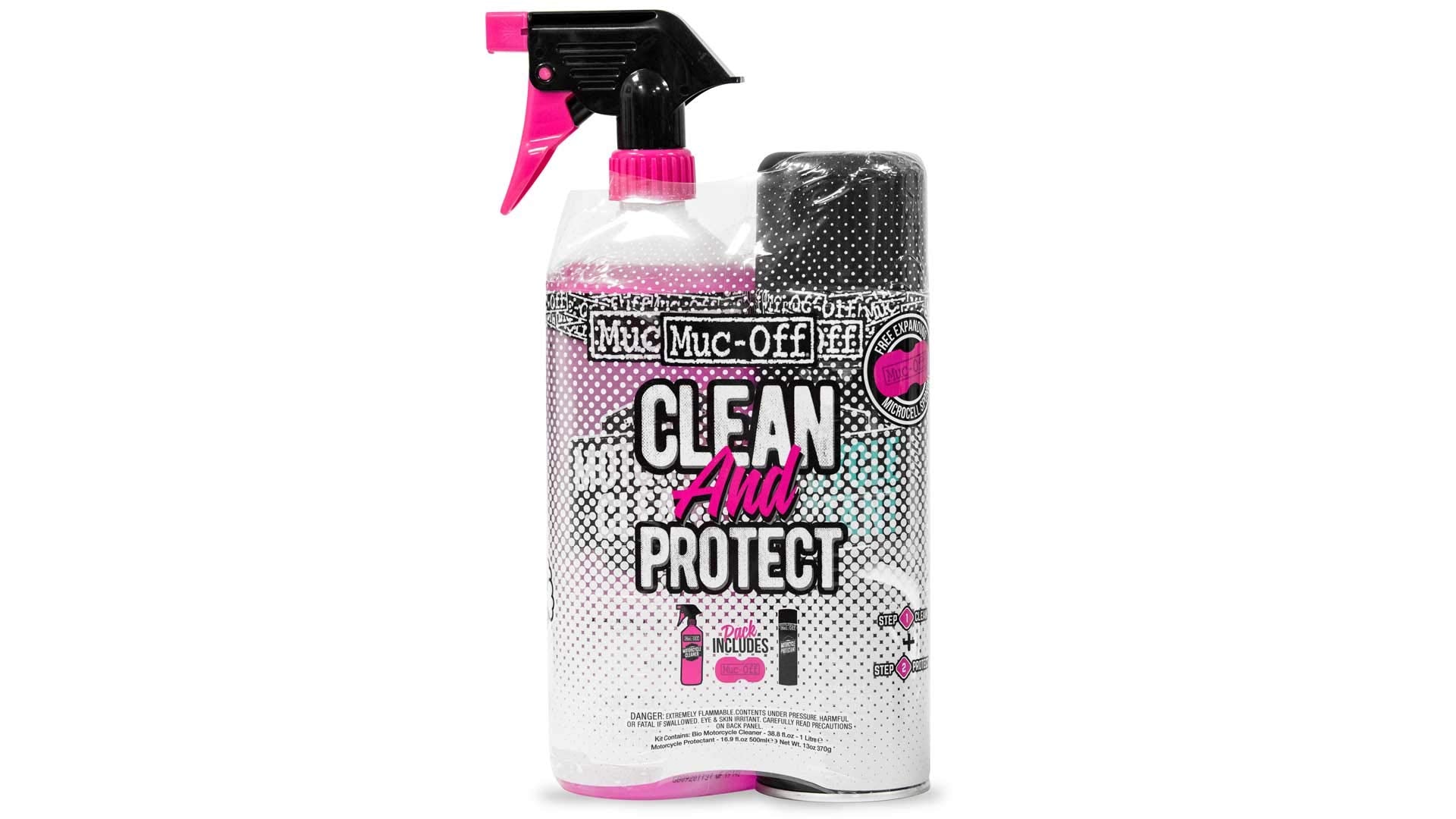 Muc-Off Motorcycle Cleaner Nano Tech bottle delivering a deep, grease-cutting clean for all bikes